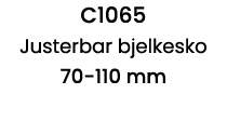 C1065 Justerbar bjelkesko 70-110 mm