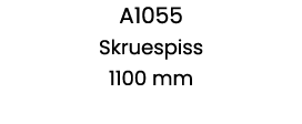 A1055 Skruespiss 1100 mm